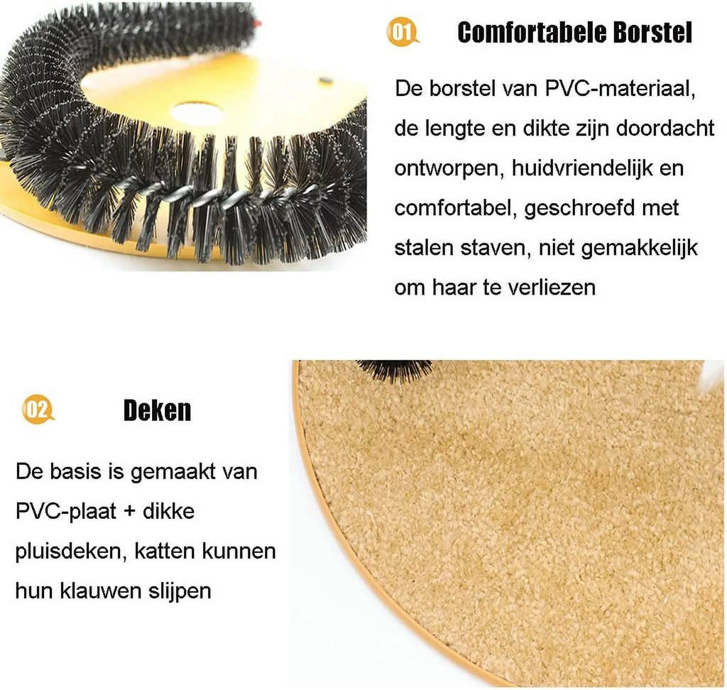 Interactive Cat Toys,Cat Arch Self Groomer Cat Brush,Cat Scratcher