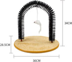 Interactive Cat Toys,Cat Arch Self Groomer Cat Brush,Cat Scratcher