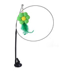 Cat Toys Simulation, Bird with Bell Cat Stick Toy for Kitten 