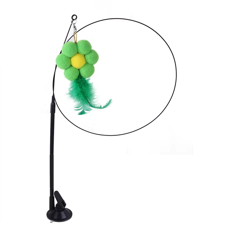 Cat Toys Simulation, Bird with Bell Cat Stick Toy for Kitten 